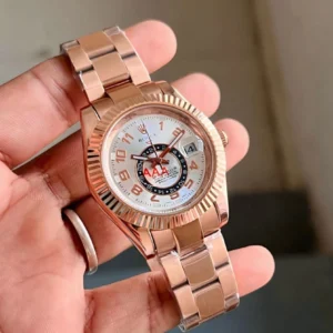 Rolex Stainless Steel Champagne First Copy