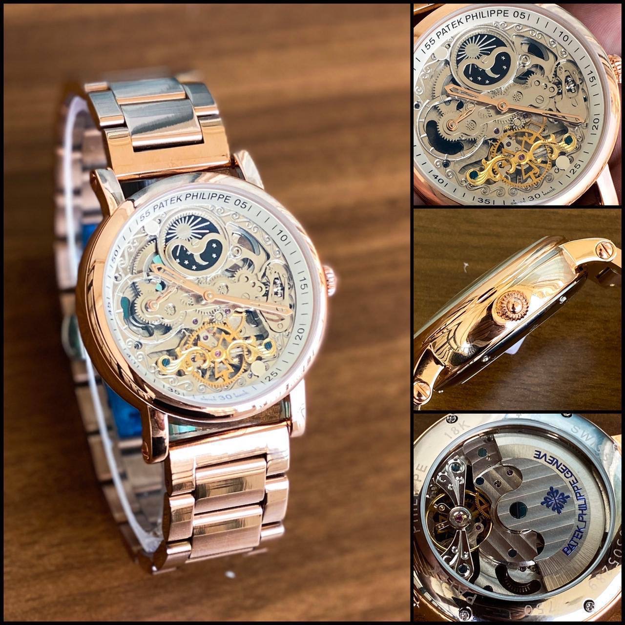 Patek Philippe Watch : Patek Philippe Men’s Stainless Steel Watch For Men (SG-1625814)