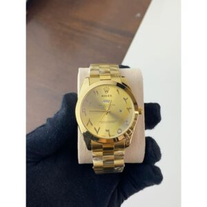 Trending Men Rolex Watch, Stainless Steel Arabic Watch (KDB-229369)