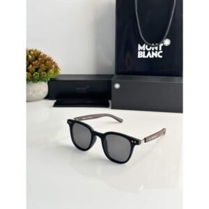 Mont Blanc Sunglasses 5142 Wood Black
