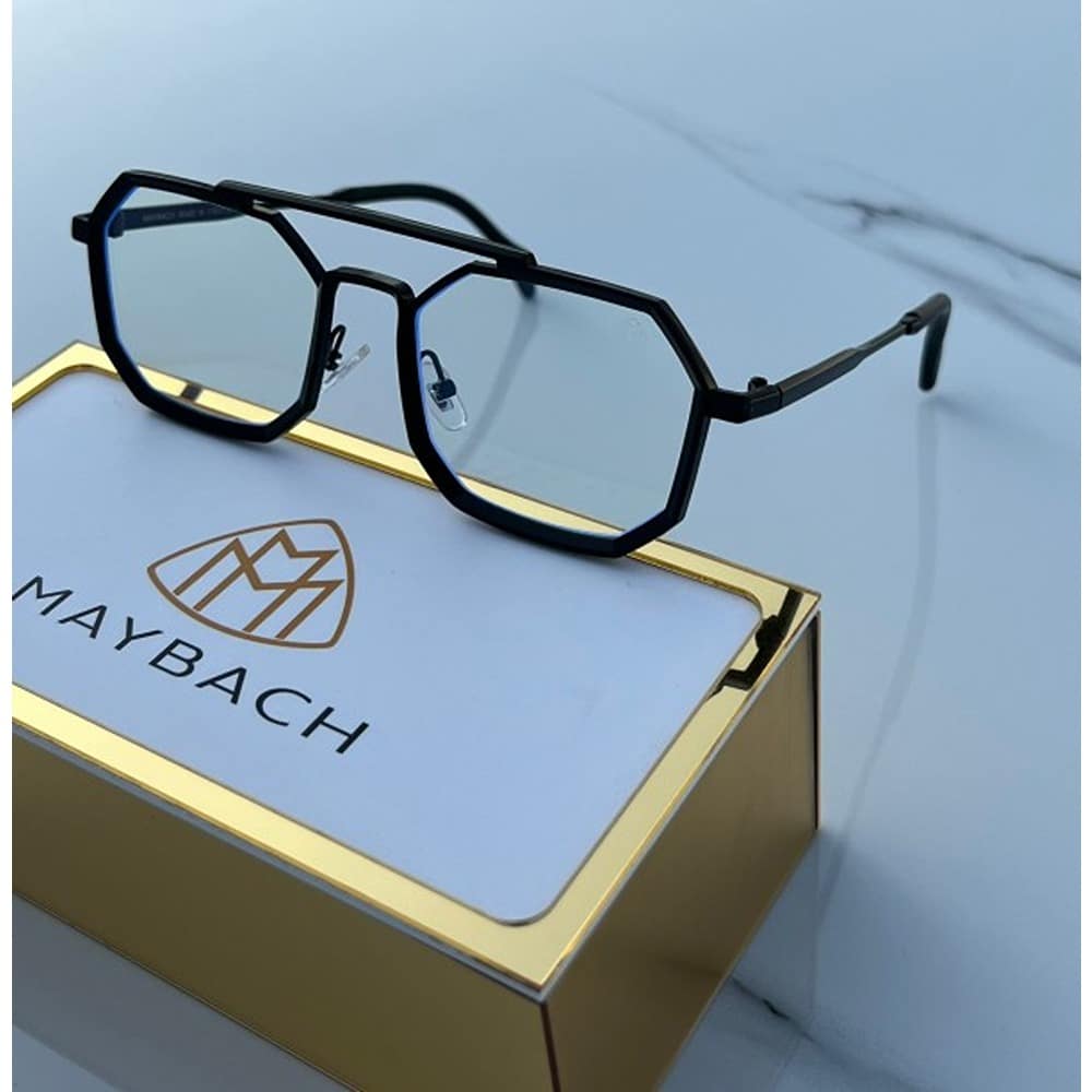 Hexagonal Maybach Sunglasses For Men Black