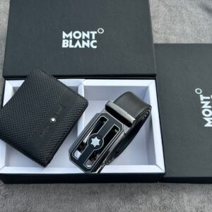 Mont Blanc Heavy Combo Auto Lock Belt with Quality Wallet