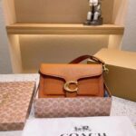 Coach Plaque Tan Shoulder Bag (With Box) - Accessories | Buy Online at Best Price