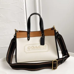 Coach Field Tote 30 Color Block Bag (With Double Box)