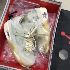 Nike Air Jordan 4 Off White Sail Semi UA – Premium Quality Sneakers