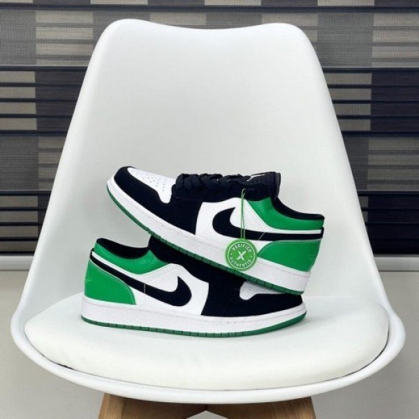 Nike Jordan Retro 1 Low Black Mystic Green