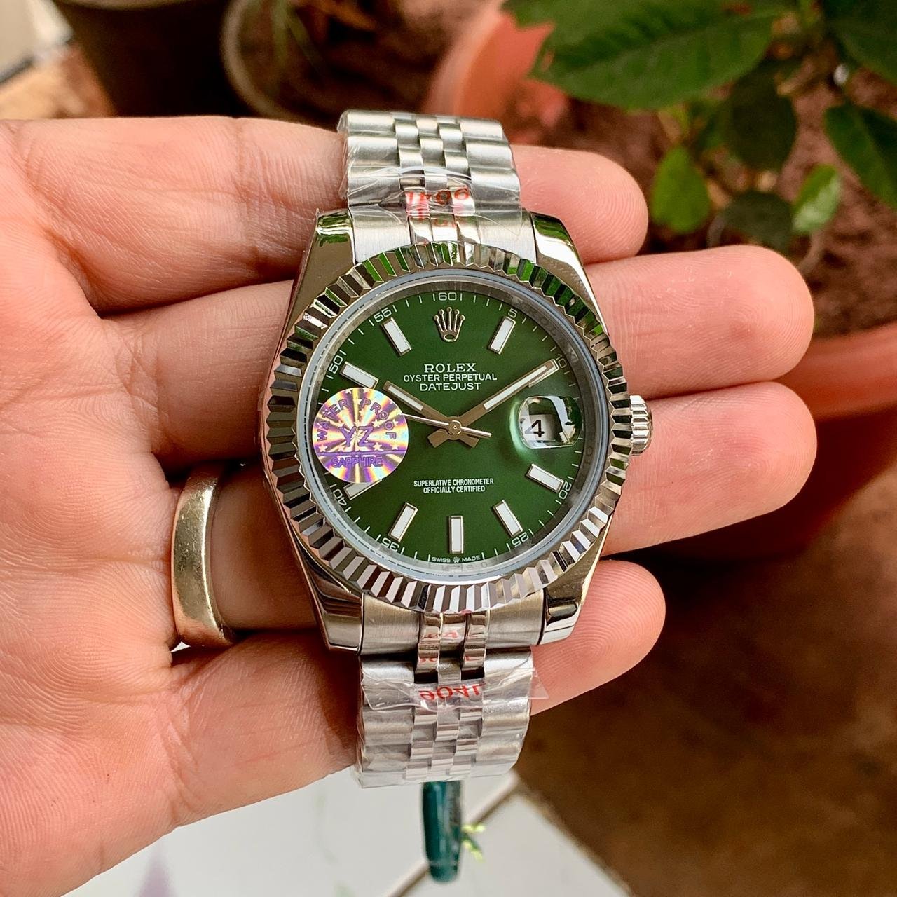 Oyster Perpetual Green Dial 41mm