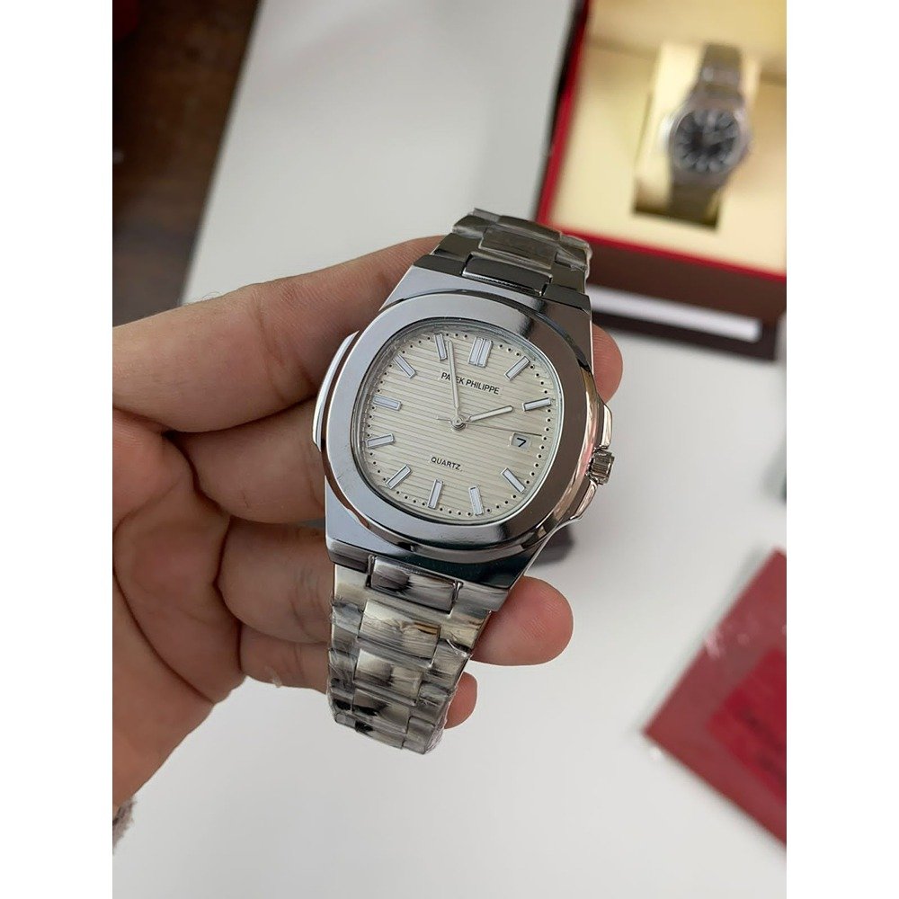 Patek Philippe Watch, Nautilus Jumbo 40mm, Men Stainless Steel Watch (KDB-229382)