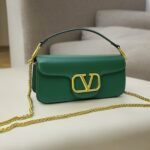 Valentino Loco Green Shoulder Bag With Box - Accessories | Buy Online at Best Price