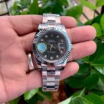 Rolex Datejust Oyster Fluted Grey Diamond Bezel ZR - Accessories | Buy Online at Best Price