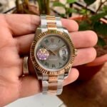Rolex Datejust Oyster Silver Dial With Rose Gold Accents - Accessories | Buy Online at Best Price