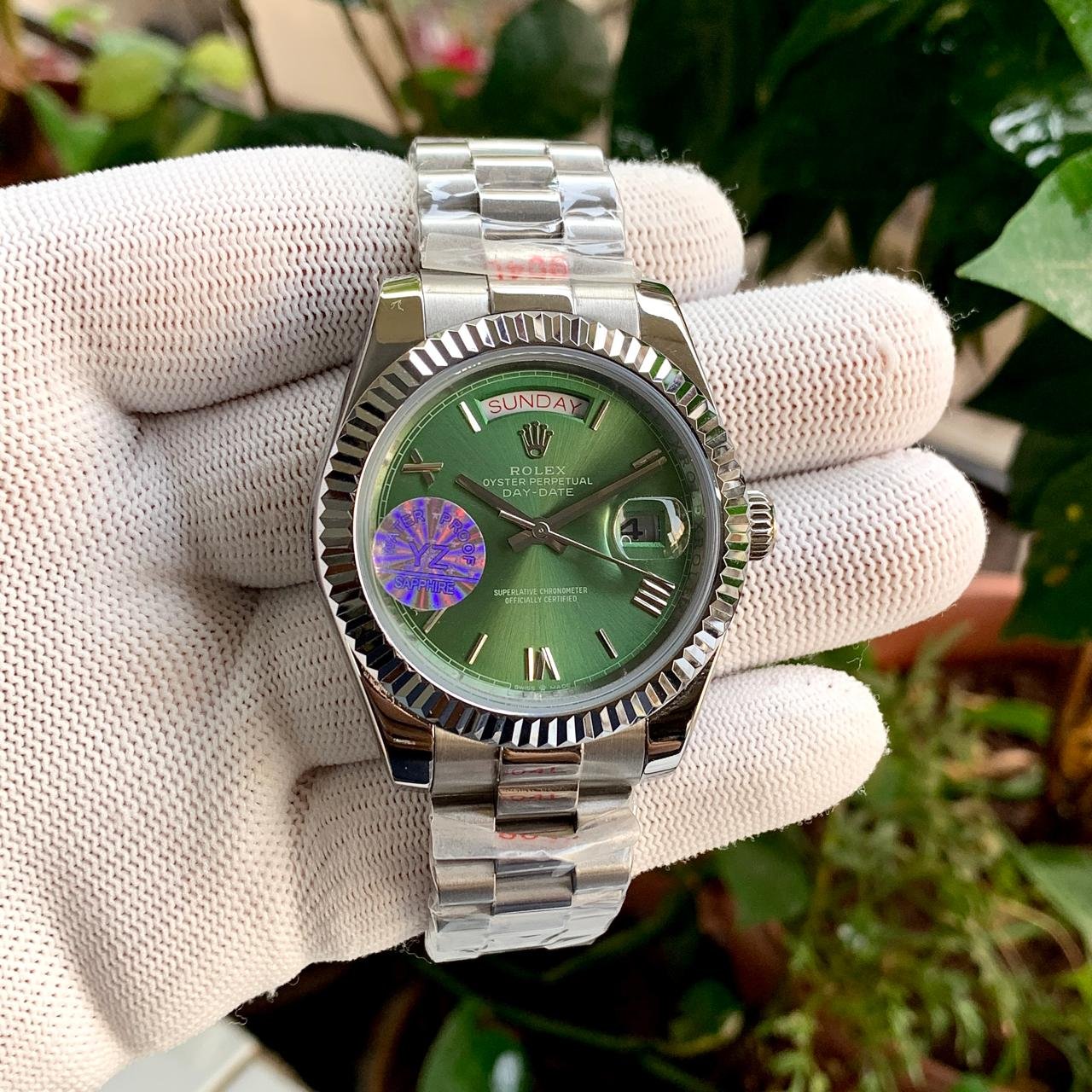 Rolex Day-Date Green Dial 41mm