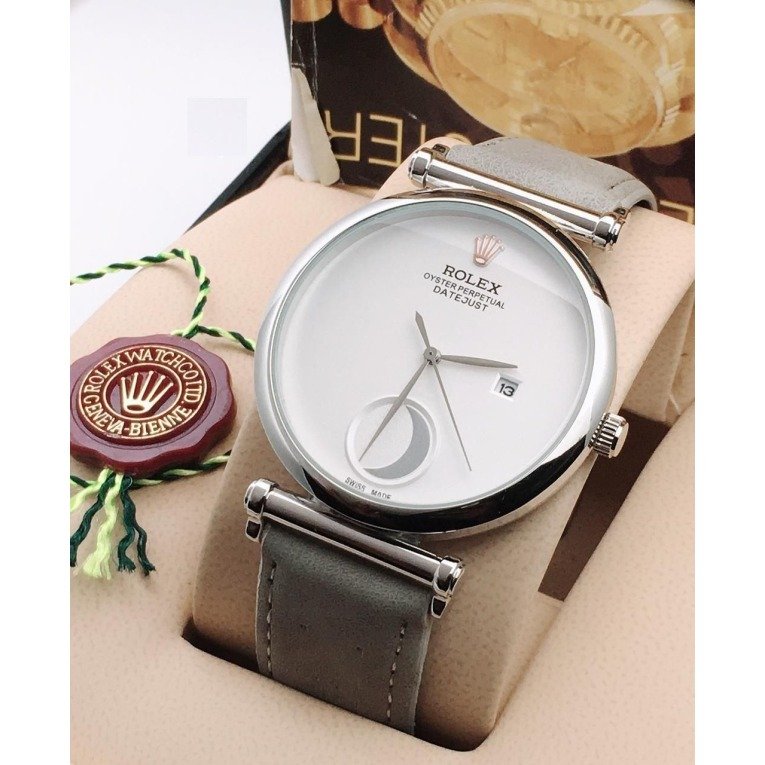 Premium Men’s Leather Rolex Watch (SG41)