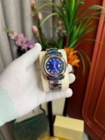 Rolex Oyster Perpetual Date 34mm Blue Diamond Watch - Accessories | Buy Online at Best Price