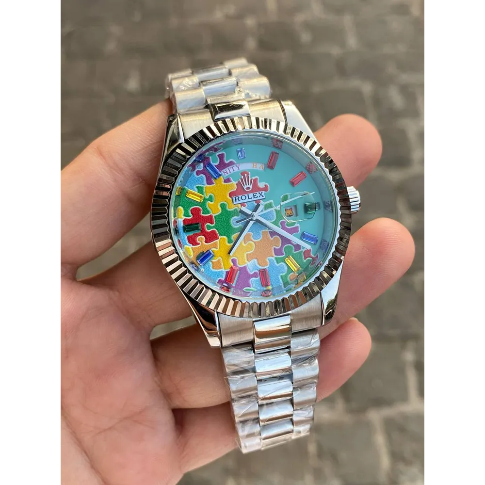 Imported Rolex President Watch For Men, 41mm (SG584)