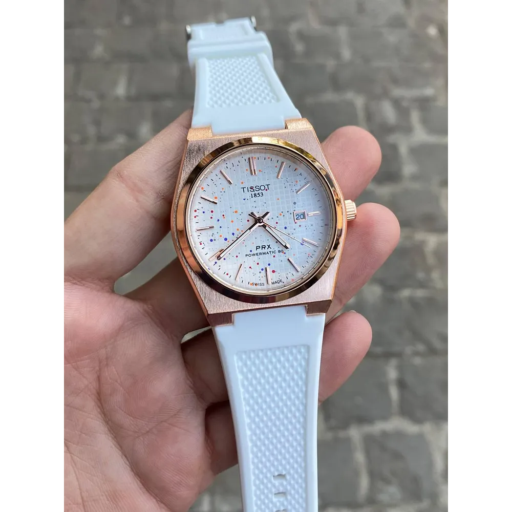 Imported Tissot PRX Watch For Men, Mineral Glass (SG579)