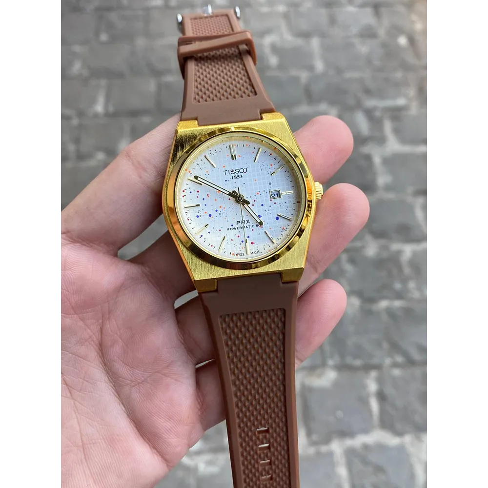 Imported Tissot PRX Watch For Men, Mineral Glass (SG578)