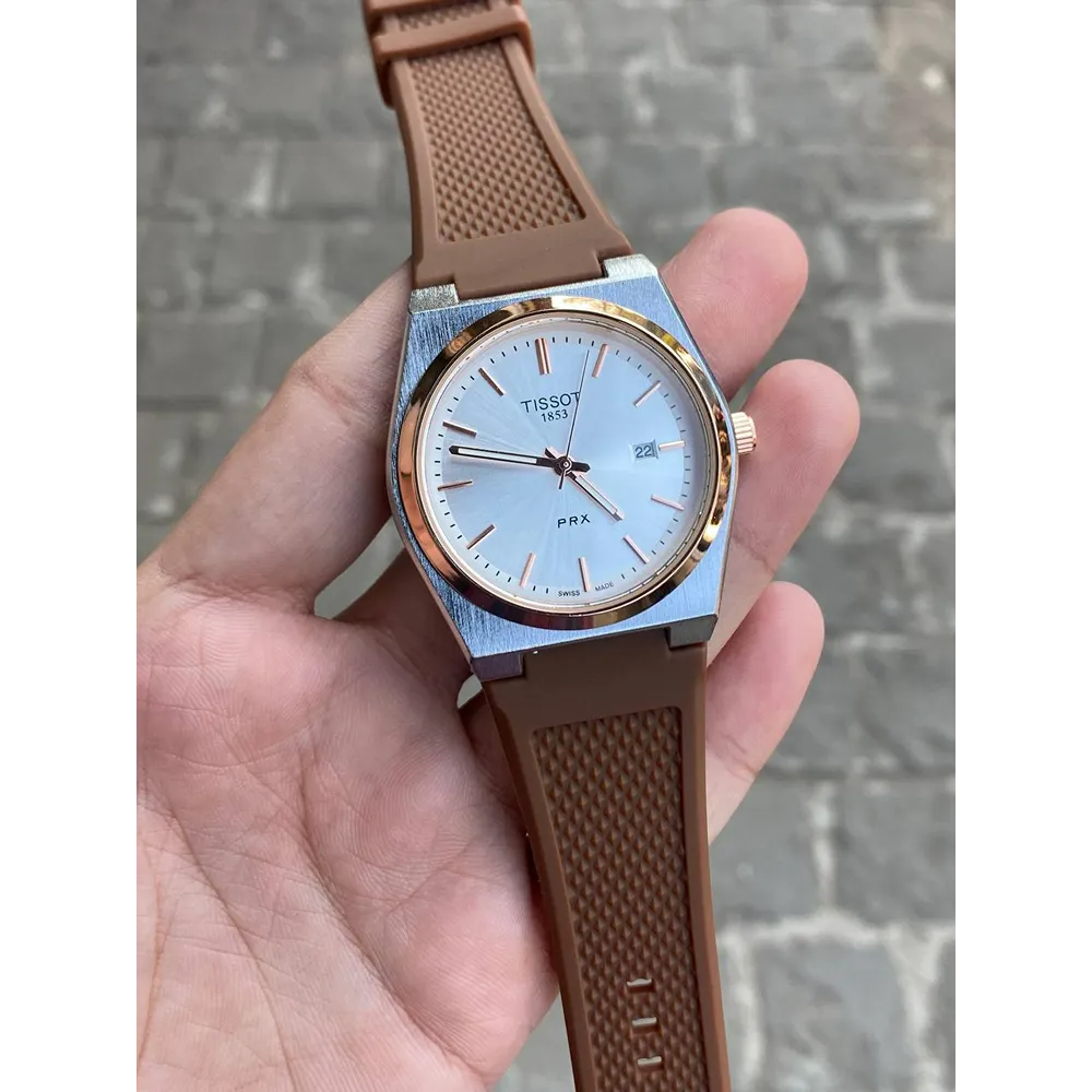 Imported Tissot PRX Watch For Men, Mineral Glass (SG574)