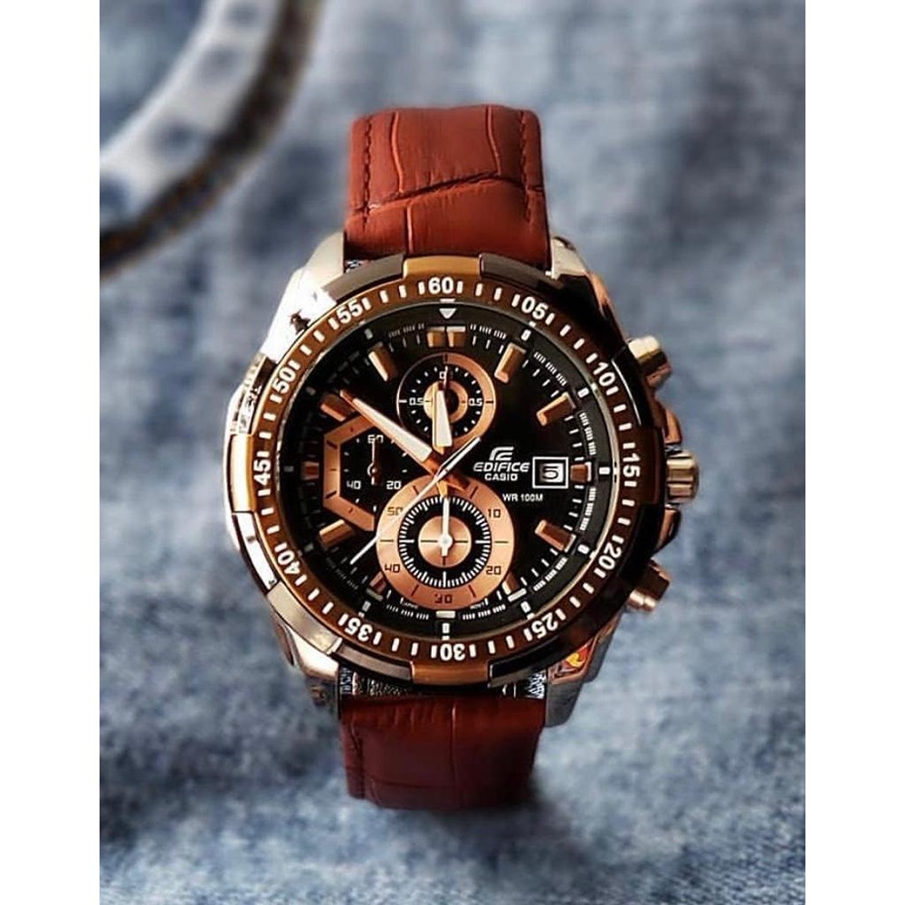 Trendy Men’s Edifice Watch Strap Leather (SG182)