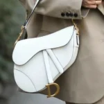 Dior Saddle White Leather Sling Bag (With Box) - Accessories | Buy Online at Best Price