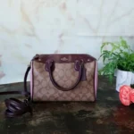 Coach Mini Bennett Satchel Wine Pink Handbag (With Box) - Accessories | Buy Online at Best Price