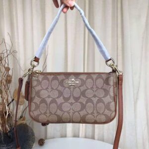 Coach Apricot Tan Shoulder Bag (With Box)
