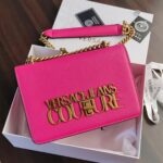Versace Jeans Couture Dark Pink Sling Bag(With Box) - Accessories | Buy Online at Best Price