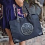 Tory Burch Ella Black Tote Bag(With Box) - Accessories | Buy Online at Best Price