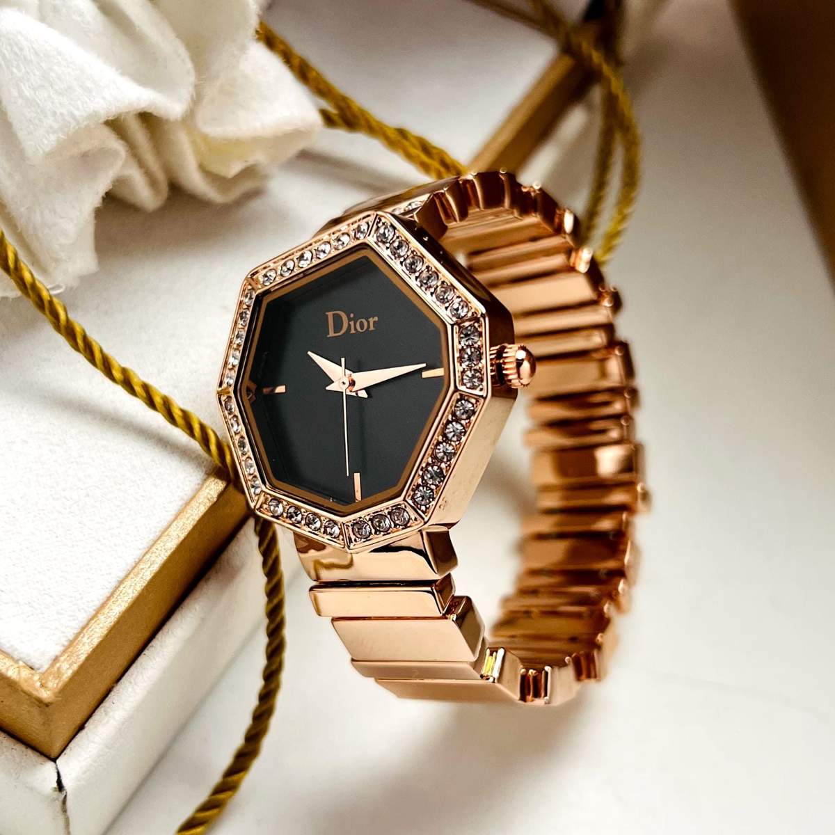 GEM DIOR Rosegold & Black