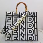 Fendi Roma Sunshine White Monogram Tote - Accessories | Buy Online at Best Price