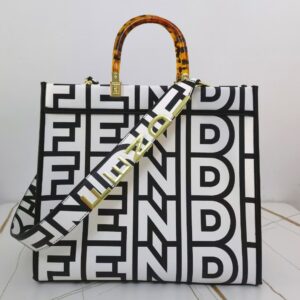 Fendi Roma Sunshine White Monogram Tote - Accessories | Buy Online at Best Price