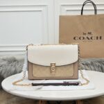 Coach Lane White Apricot Shoulder Bag (With Box) - Accessories | Buy Online at Best Price