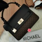 Michael Kors Titiana Coffee Black Sling Bag - Accessories | Buy Online at Best Price