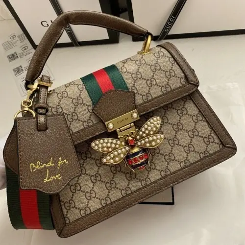Gucci Queen Margaret GG Supreme Handbag (With Box)