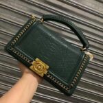 Chanel Leboy Croco Premium Quality Green Handbag - Accessories | Buy Online at Best Price