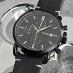 Fossil Watch : Fossil Chronograph Leather Edition Watch For Men (SG1016) - Accessories | Buy Online at Best Price