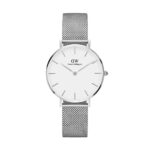 Iconic Silver White Dial Daniel Wellington Watch For Men (AS-49) - Accessories | Buy Online at Best Price