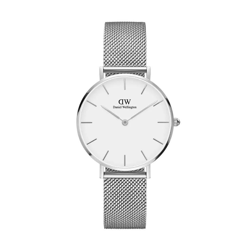 Iconic Silver White Dial Daniel Wellington Watch For Men (AS-49)