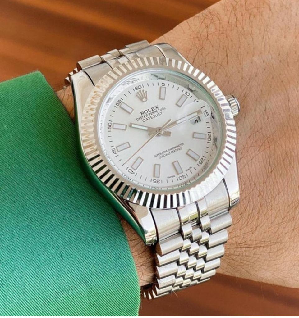Luxurious New Date Edition Stainless Steel Rolex Watch (SG267)