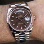 Rolex Oyster Perpetual Edition “Automatic” Rose Gold Dial Watch For Men (SG281) - Accessories | Buy Online at Best Price