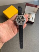Stylish New Diamond Spinner Leather Watch (KDB-910) - Accessories | Buy Online at Best Price
