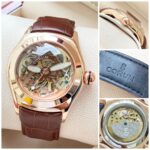 Corum Watch Brown Leather Rose Gold Automatic Watch For Men (SG339) - Accessories | Buy Online at Best Price