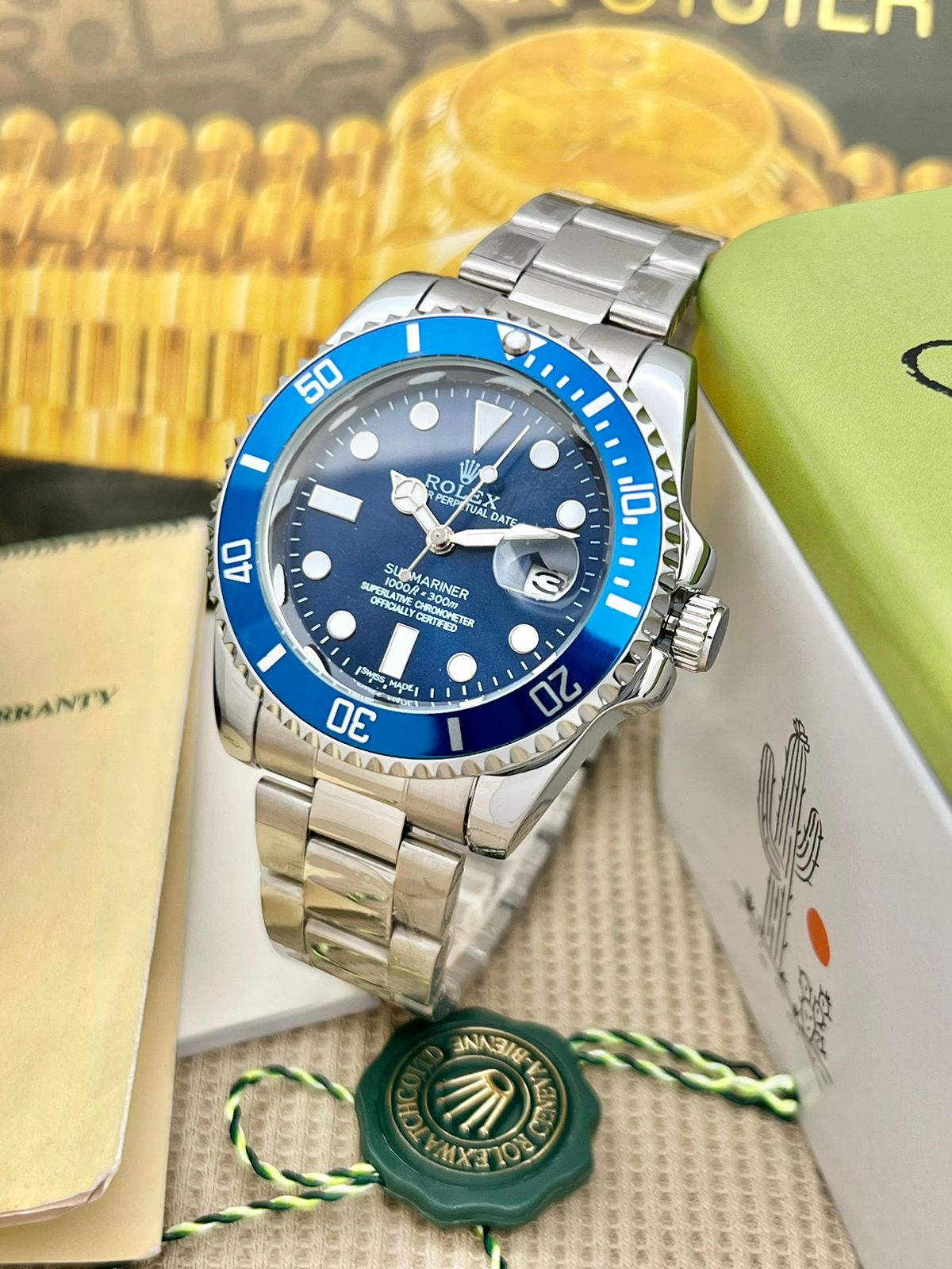 Rolex Watch : Rolex Yacht Master Submariner Men’s Stainless Steel Watch (SG193)