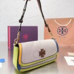 Tory Burch Crescent Beige Neon Shoulder Bag Premium quality (With Box) - Accessories | Buy Online at Best Price