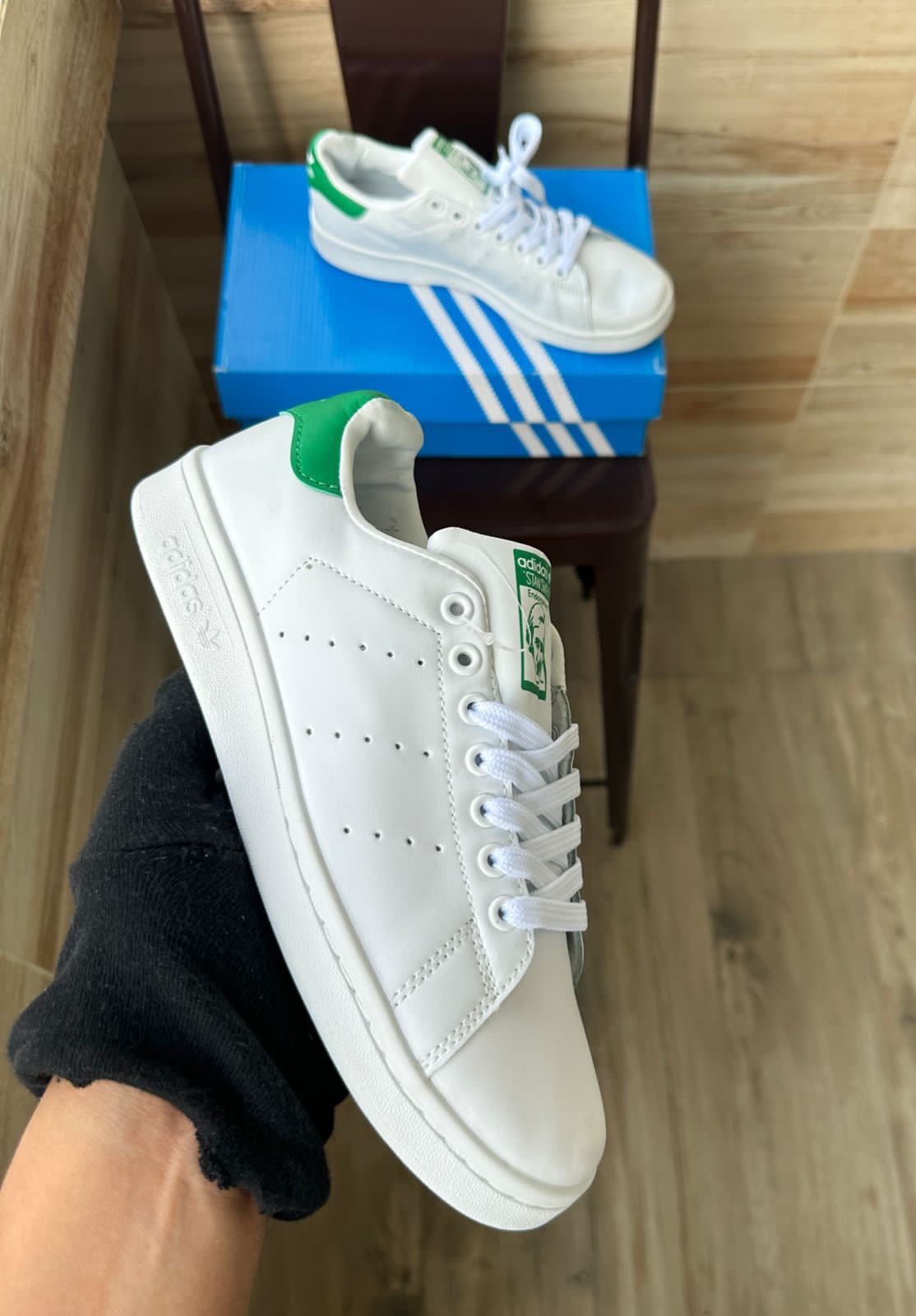 Branded Stan Smith White Green Edition