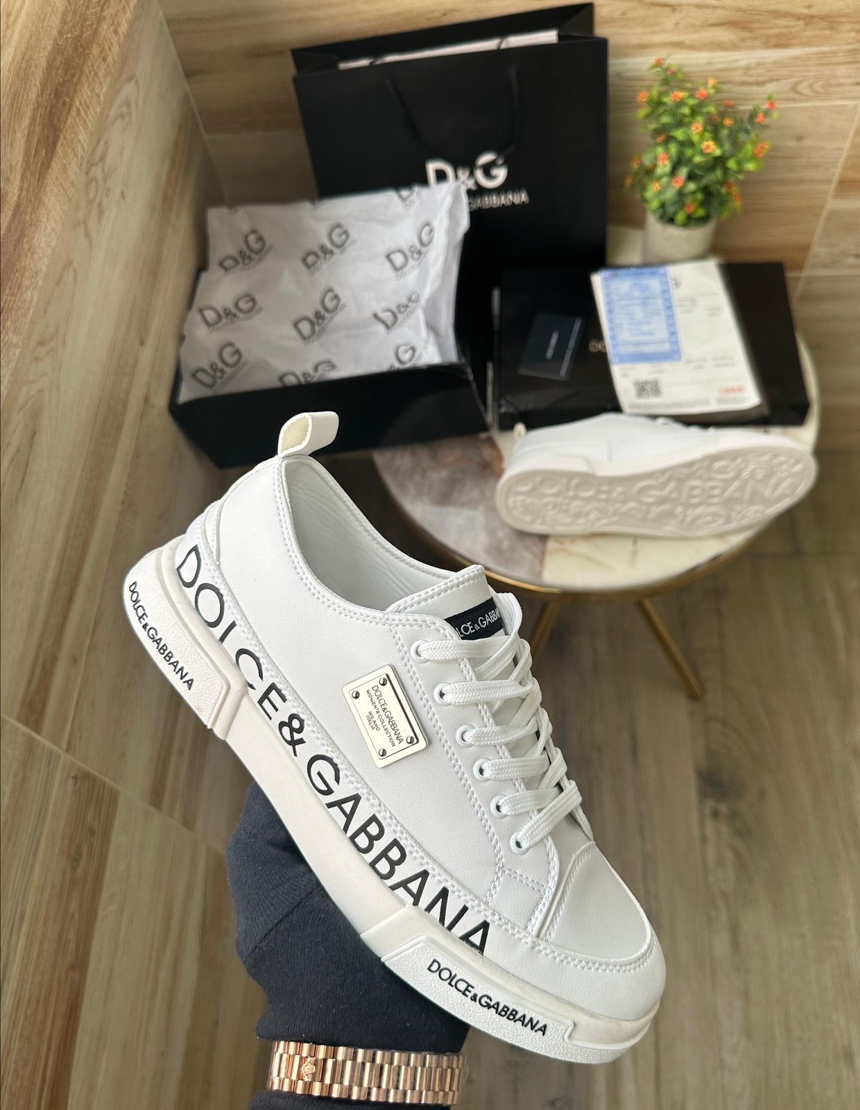 Dolce & Gabbana Luxury Sneakers – Made in Italy, Original Quality