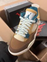 Cacao Wow Air Jordans Retro 4: Genuine Leather - 7a first copy shoes | Buy Online at Best Price