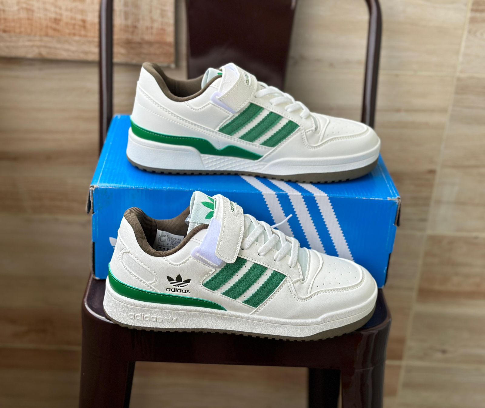 Adidas Forum 84 White Green Shoes