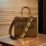 Fendi Roma Sunshine Small Brown Tote Bag - Accessories | Buy Online at Best Price