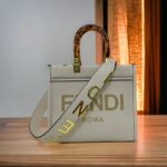 Fendi Roma Sunshine Small Off White Tote Bag - Accessories | Buy Online at Best Price